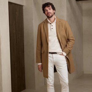 NWT Banana Republic Men's Wool Topcoat